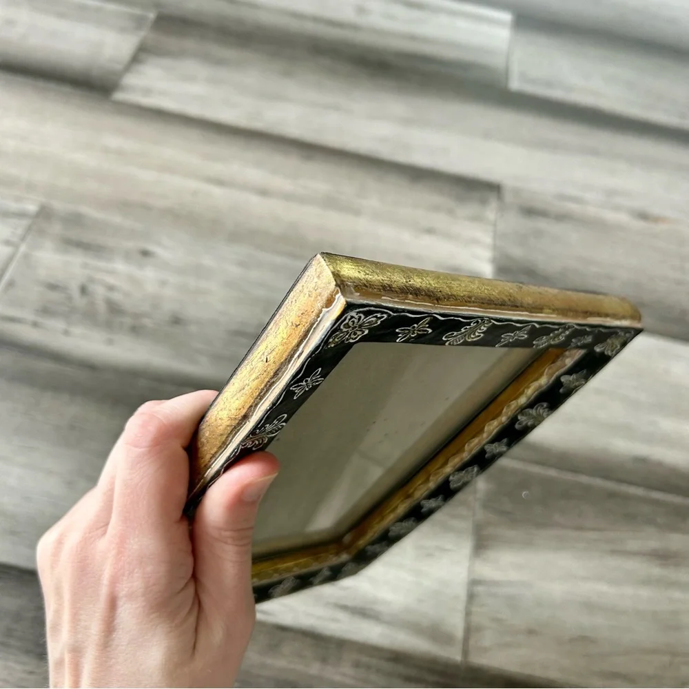 Sicura Shabby Chic French Country Fleur De Lys Picture Frame in Black - Picture 8 of 11